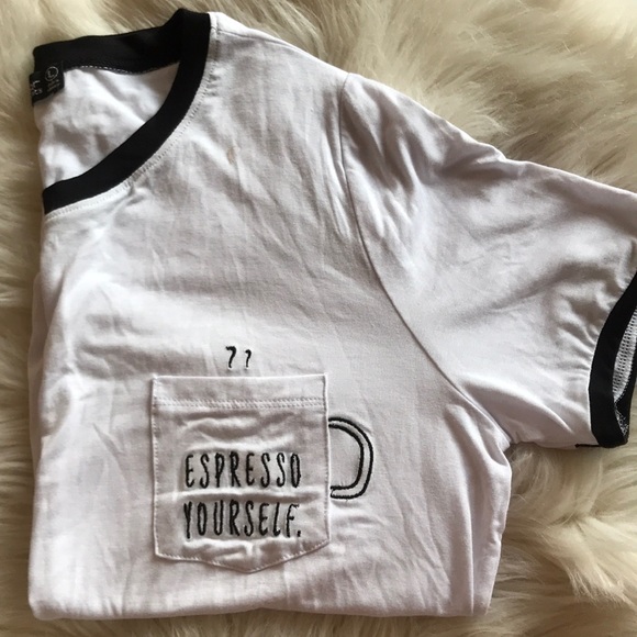 Modcloth Tops - 🍁 Espresso yourself ringer cropped tee
